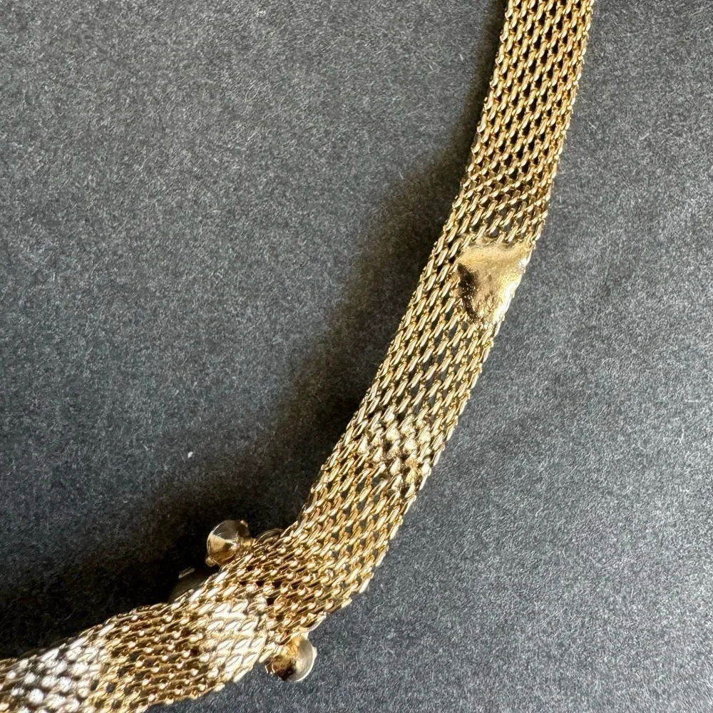 Vintage rhinestone choker